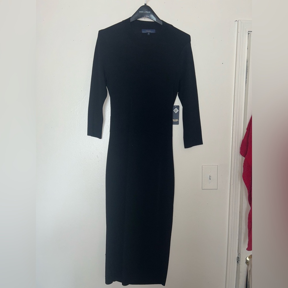 RACHEL Rachel Roy Black Long Sleeve Dress